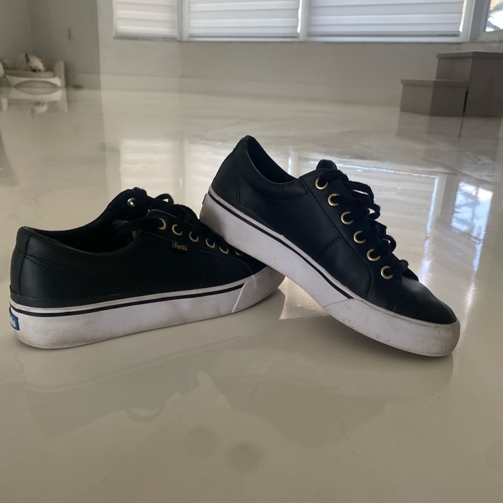 Keds Women's Black and Gold Sneakers